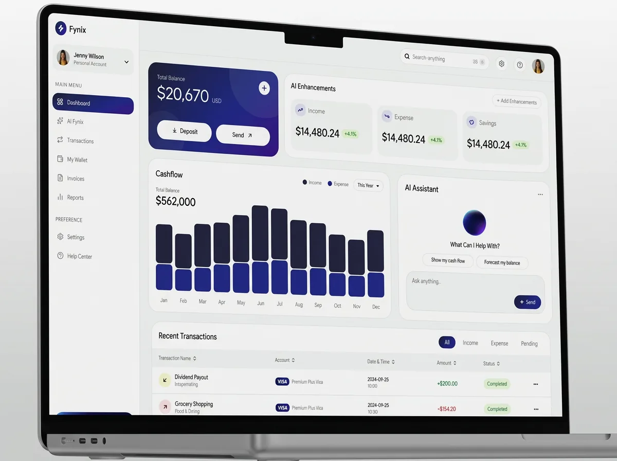 Fynix — AI Personal Finance App