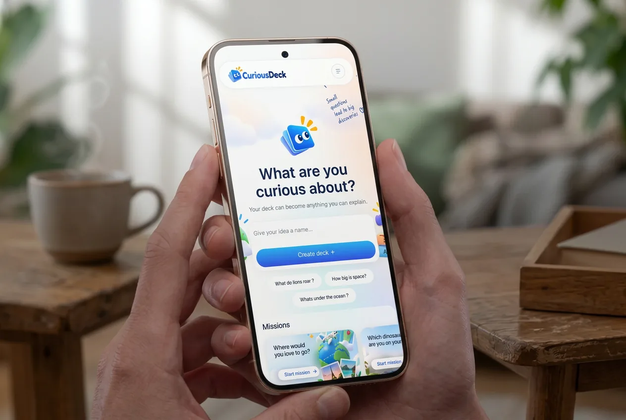 CuriousDeck — Learning and Discovery Platform